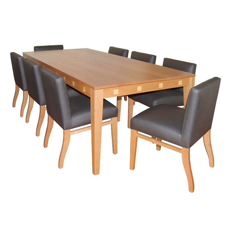 Cherrywood dining table and chairs